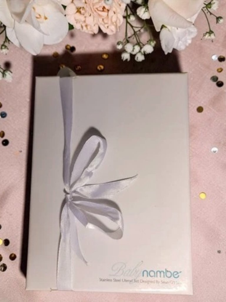Baby Namb Feeding Set By Seah O'hara Loop Fork Loop Spoon Feeding Spoon Nib
